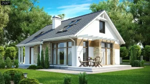 2-этажный дом Z113 146 м² с мансардой