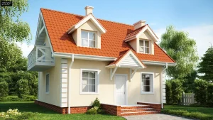 Дом Z4 109 м² с мансардой