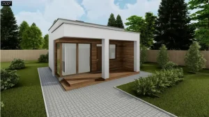 Современная баня Zp5 25 м²