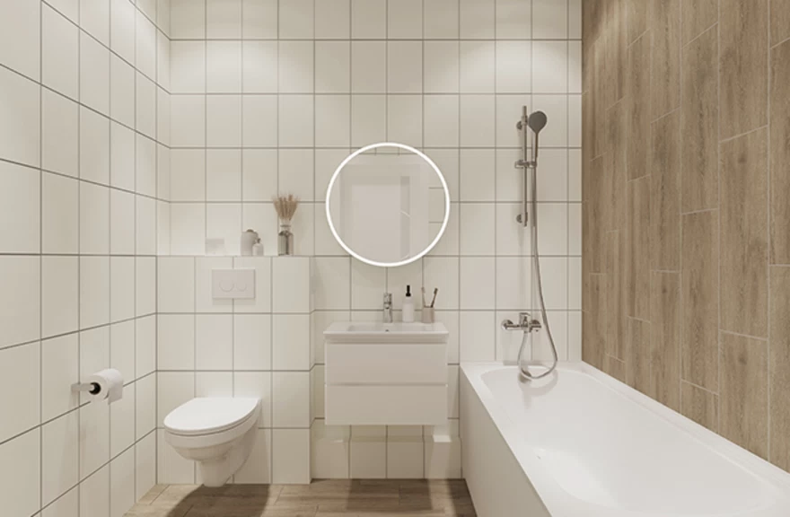 Стиль ванной «Дерево»