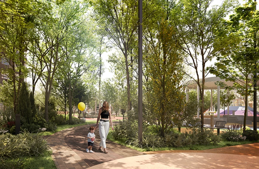 Авторский — Пешеходный бульвар 5