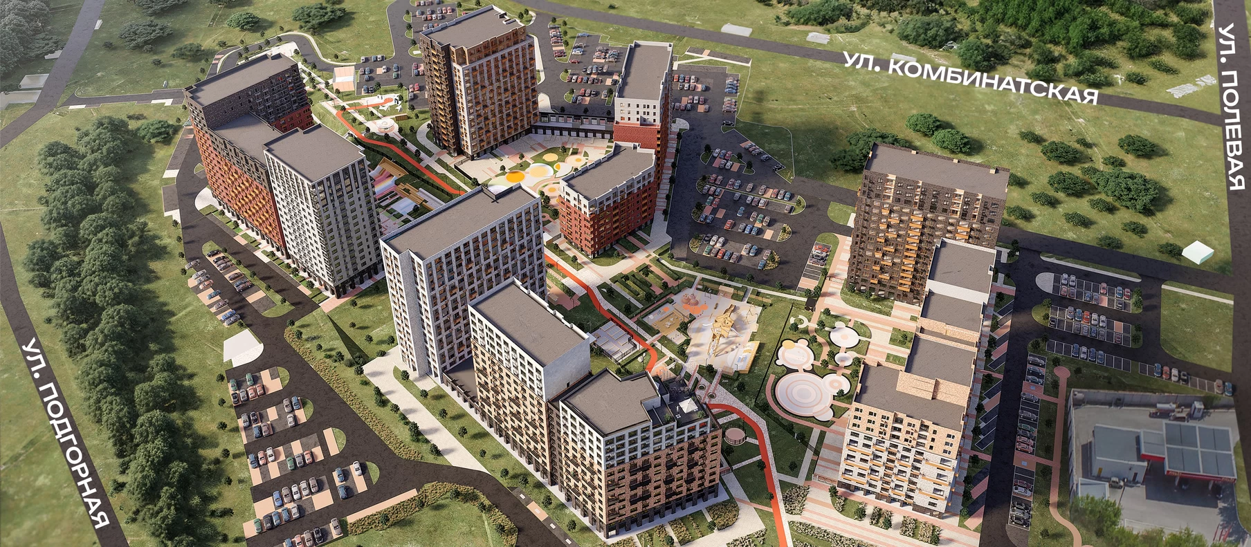 Генплан жилого комплекса Авторский