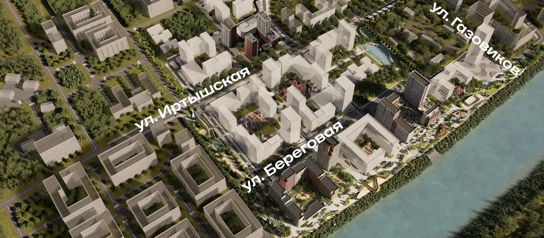 Генплан жилого комплекса Европейский берег 2.0