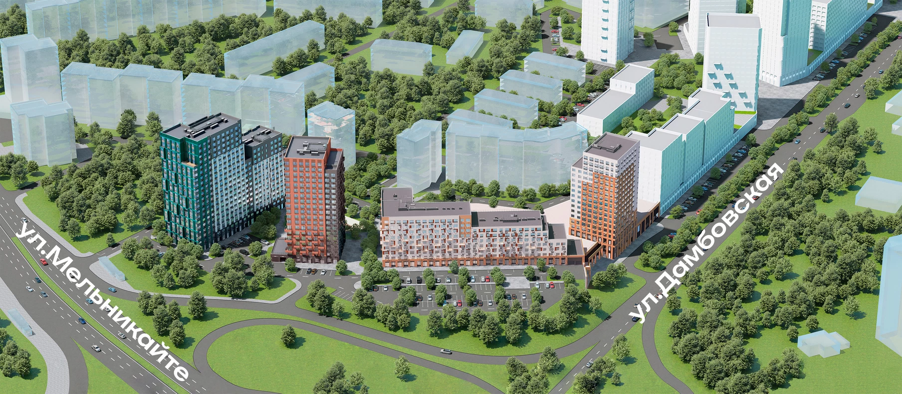 Генплан жилого комплекса Страна.Прибрежная