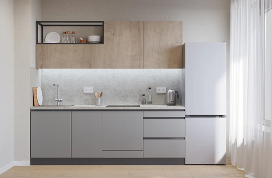 Стиль кухни «Бетон»