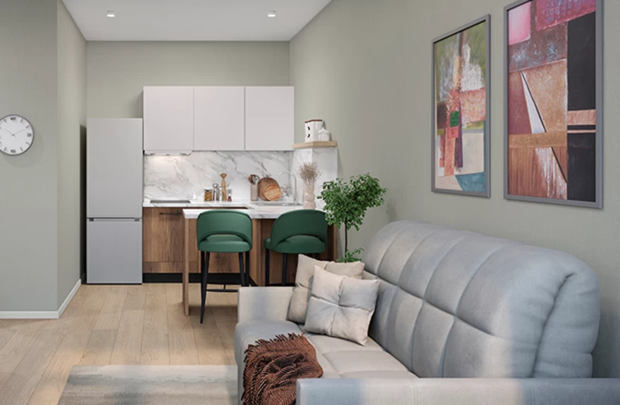 Меблировка «Белый камень»