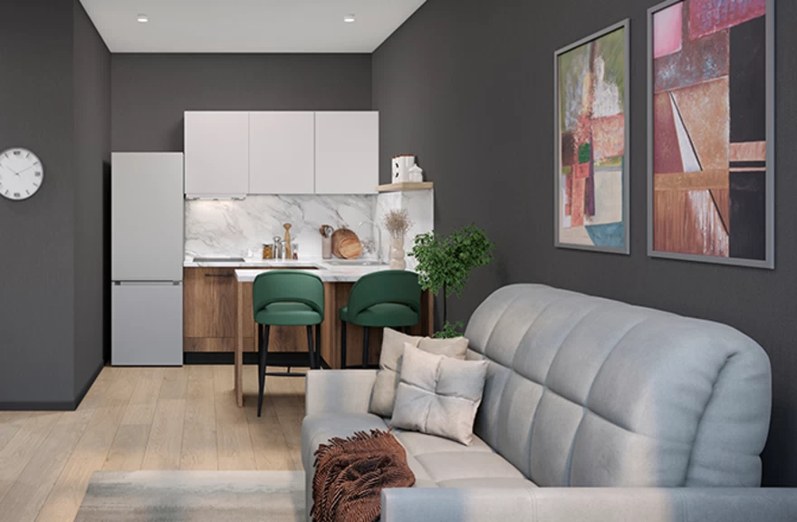 Меблировка «Серый шторм»