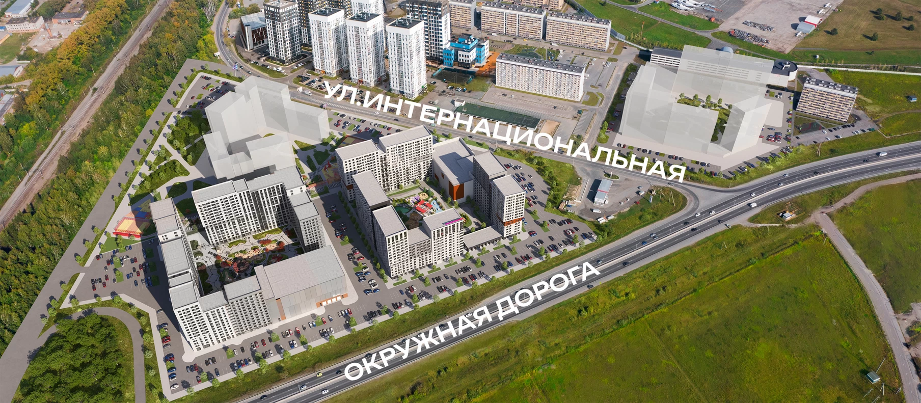 Генплан жилого комплекса Юнион